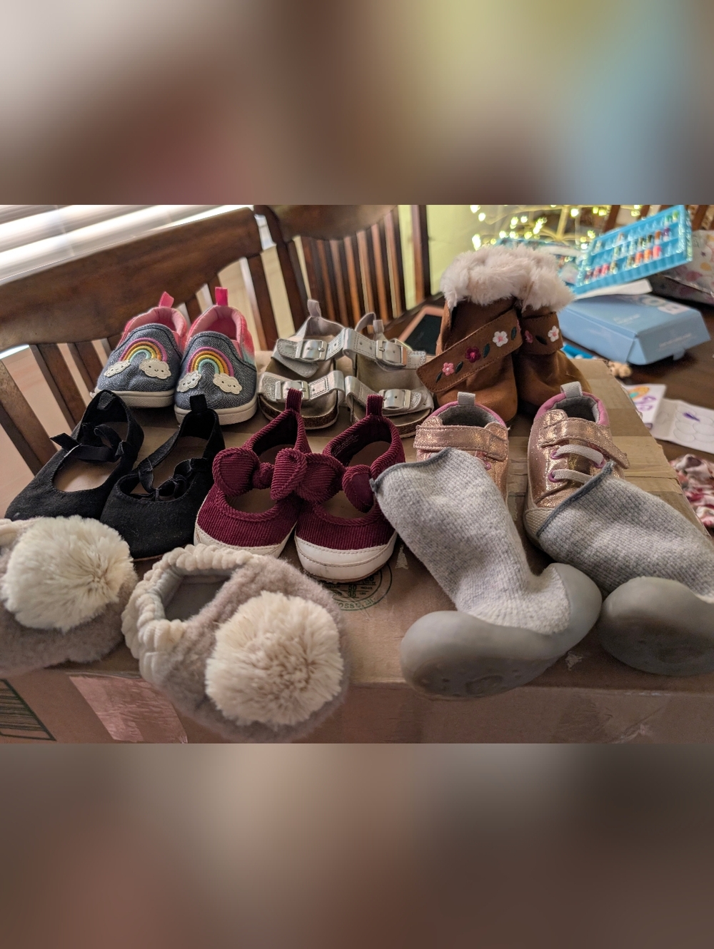 Bundle Of 8 Pairs Of Size 5 Baby Shoes